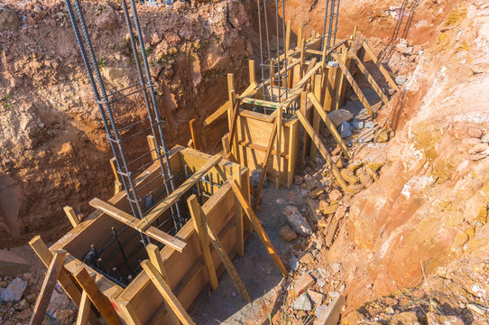 Preparation for building foundation