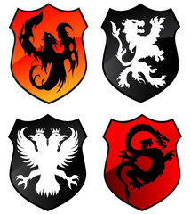 Heraldy shields