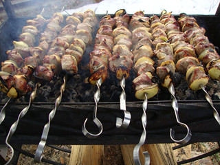 skewers of meat