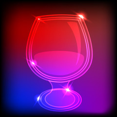 Neon glass