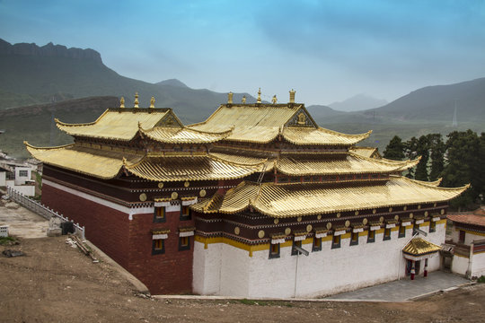 Langmusi temple ,sichuan, china