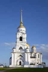 Fototapeta na wymiar Assumption Cathedral in Vladimir. Golden ring. Russia