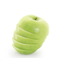 Fototapeta na wymiar Apple, Mixed Fruit