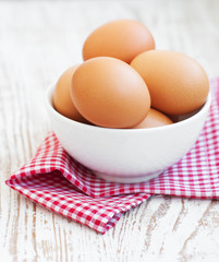 Eggs in bowl