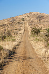 Dirt Road Steep Hill Wilderness Terrain