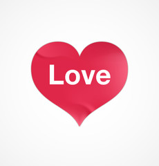 Vector Love stickers