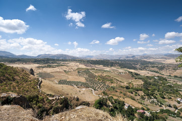 Fototapeta na wymiar Andaluzji z miasta Ronda, Malaga, Hiszpania