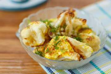 fried cauliflower