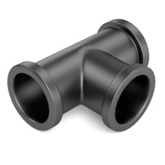 realistic 3d render of pipe