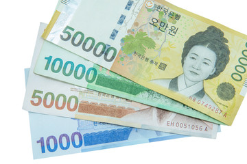 South Korean Won currency