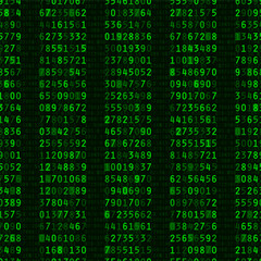 Fototapeta premium Repeating Numerical Background