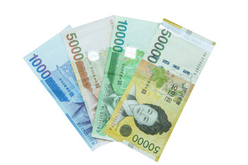 South Korean Won currency