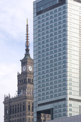 Fototapeta na wymiar Warschau Wolkenkratzer