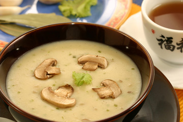 Creme de Mushroom soup 