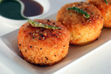 Fried Dhokla