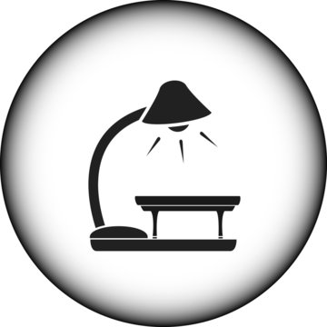 recommend clip art: icon with floor lamp and table