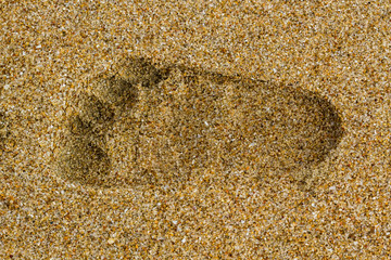 Baby right footprints
