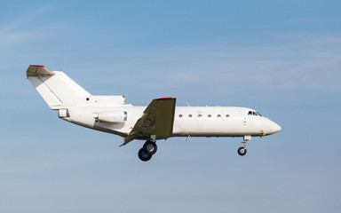 white private jet