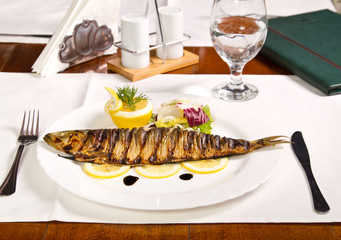 Grilled fish