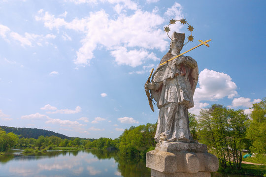Walderbach, Regenbr&uuml;cke, Br&uuml;ckenheiliger Nepomuk