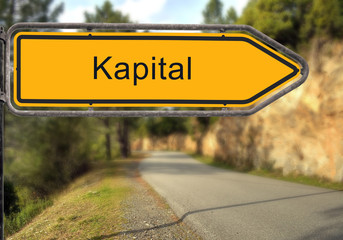 Strassenschild 15 - Kapital