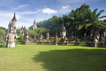 Fototapeta na wymiar Buddha Park, Vientiane, Laos