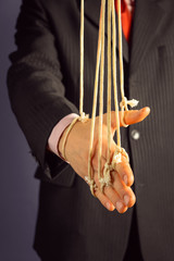 Marionette businessman