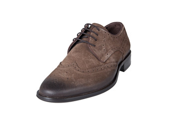 Brown Suede Men Shoe