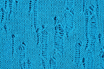 Blue stockinet background