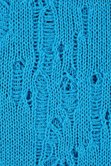 Blue stockinet background