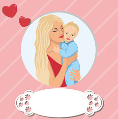 woman child mother's day mom son family baby