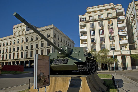 Fidel Castro's tank, Havana, Cuba