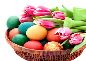 Fototapeta na wymiar Easter eggs