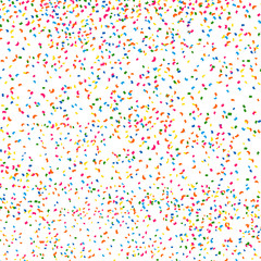 Vector Illustration of a Colorful Party Background with Confetti