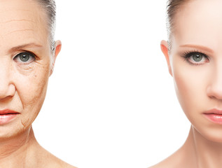 Obraz premium concept of aging and skin care