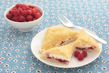 Raspberry turnovers