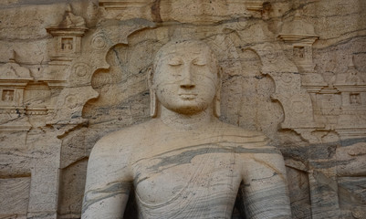 Fototapeta na wymiar Polonnaruwa Ancient Gal Vihara