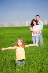 Fototapeta premium Happy family