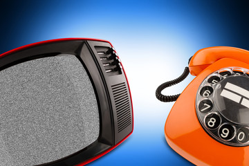 retro electronic concept