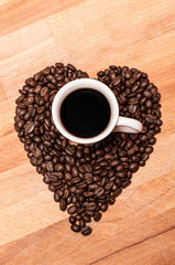 Cuore di caffè