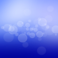 Blue Background With Bokeh And Blur,