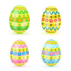 Colored Easter eggs
