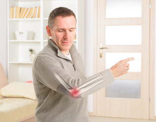 Fototapeta premium Painful elbow