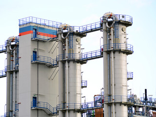 Detail chemische Industrie Raffinerie