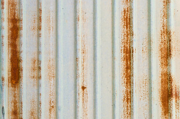 Rusty steel plate closeup