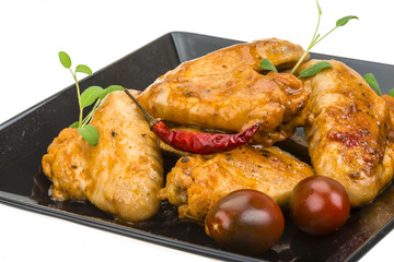 Grilled chicken wings