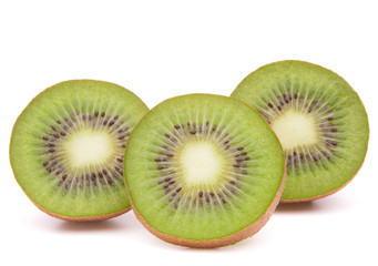 Sliced kiwi fruit half