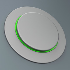 Blank Push Button Or Switch Shows Copyspace