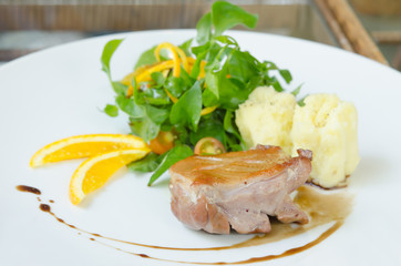 Roasted duck breast