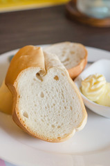 bread on dish